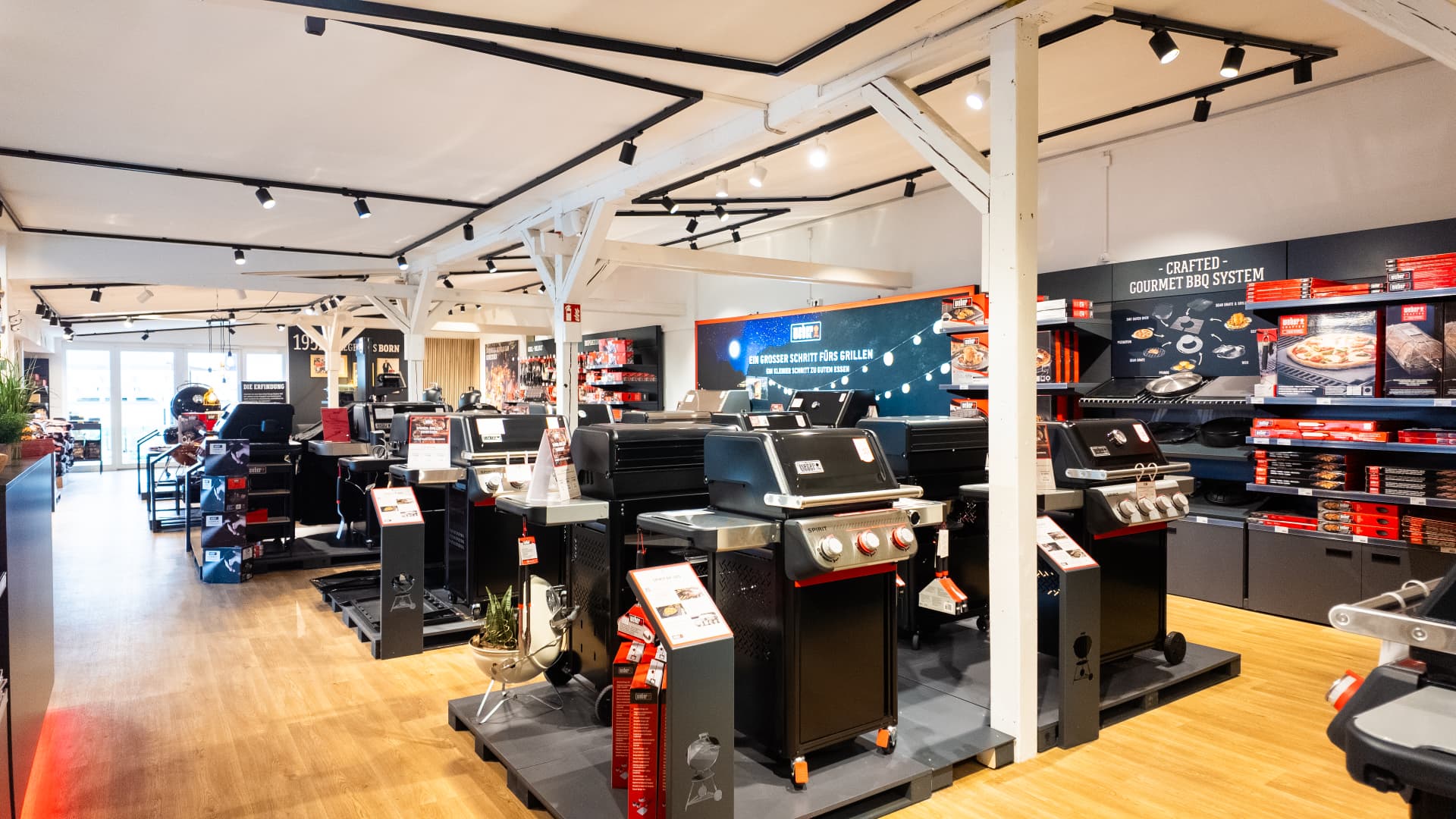 Grill-Ausstellung im Weber Store Oldenburg
